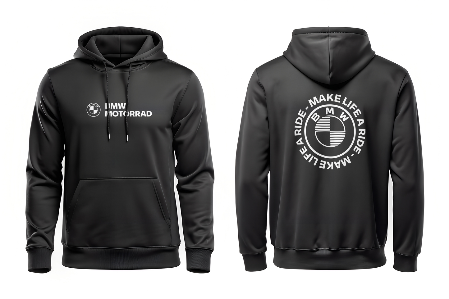 Hoodie BMW Motorrad Make life a ride - Leyenda del Motociclismo