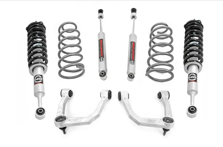 Suspensión Rough Country N3 de 3 pulgadas Lift Kit | Toyota 4Runner/FJ/Prado 4WD (03-24)