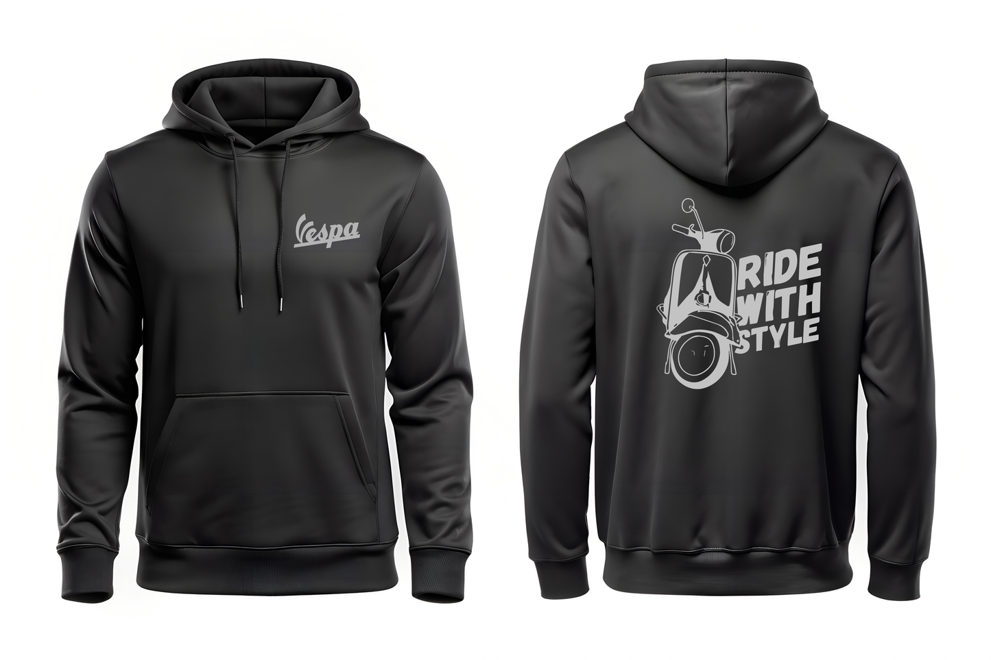Hoodie Vespa Reflectivo Leyenda del Motociclismo