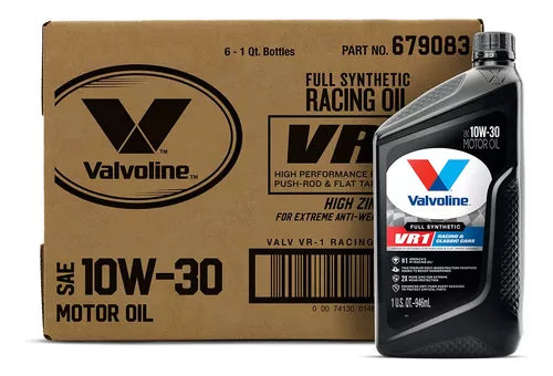 Lubricante Valvoline VR1 full Sintético Racing 1L