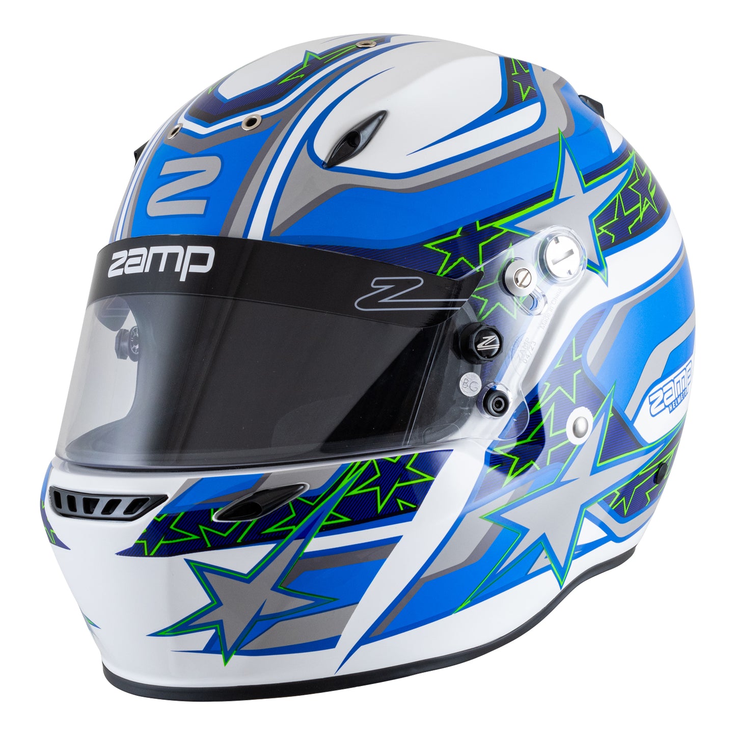 Casco Zamp con Gráficos ZR-72 Homologación FIA 8859-2015 y Snell SA-2020