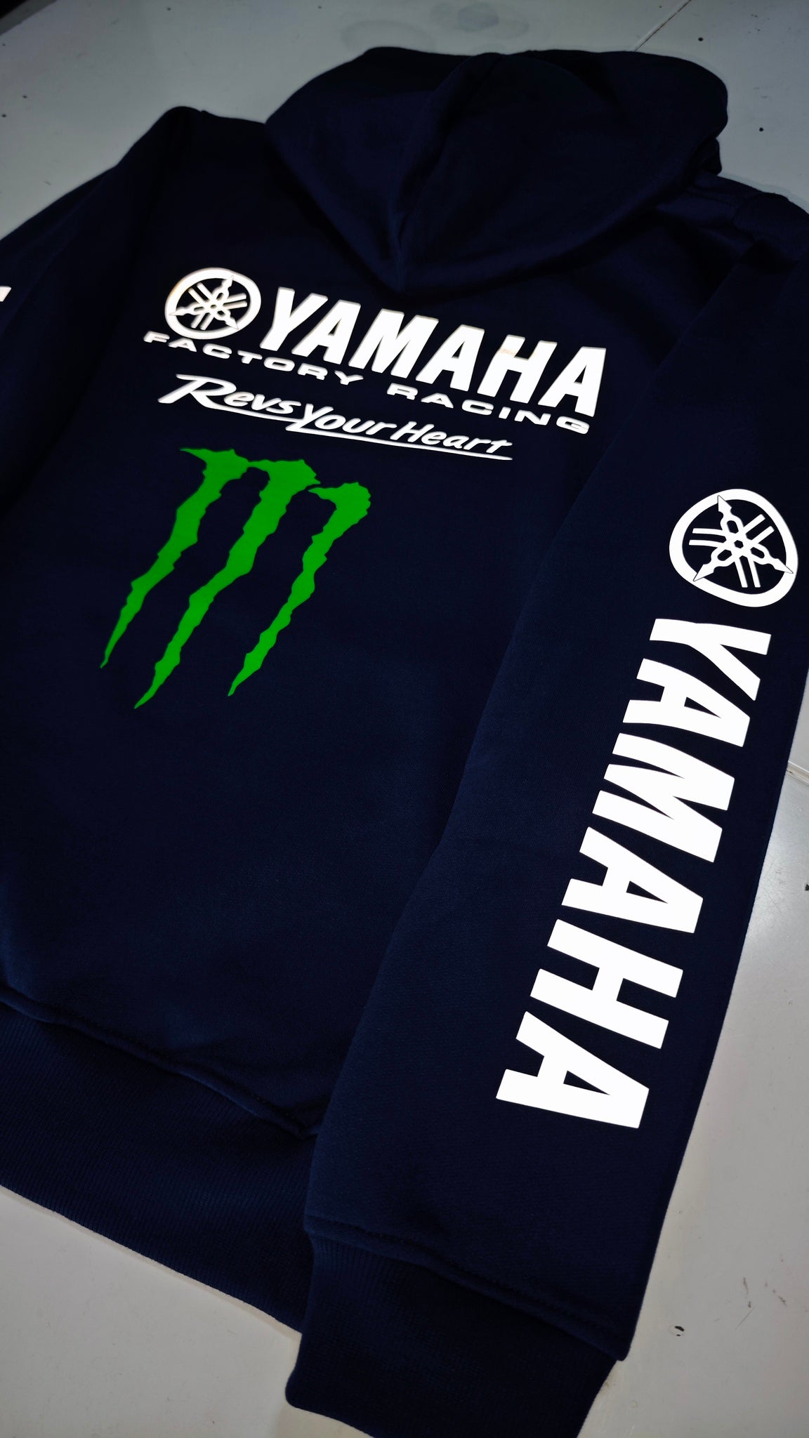 Hoodie Yamaha Factory Racing - Leyenda del Motociclismo