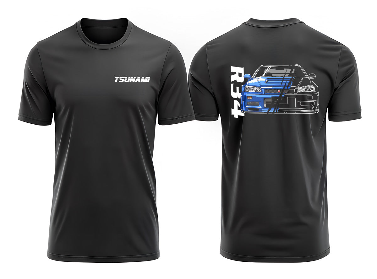 Camiseta Nissan R34- Leyenda del automovilismo new