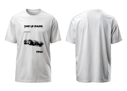 Camiseta Ford GT40 24H Le Mans Winner 1966