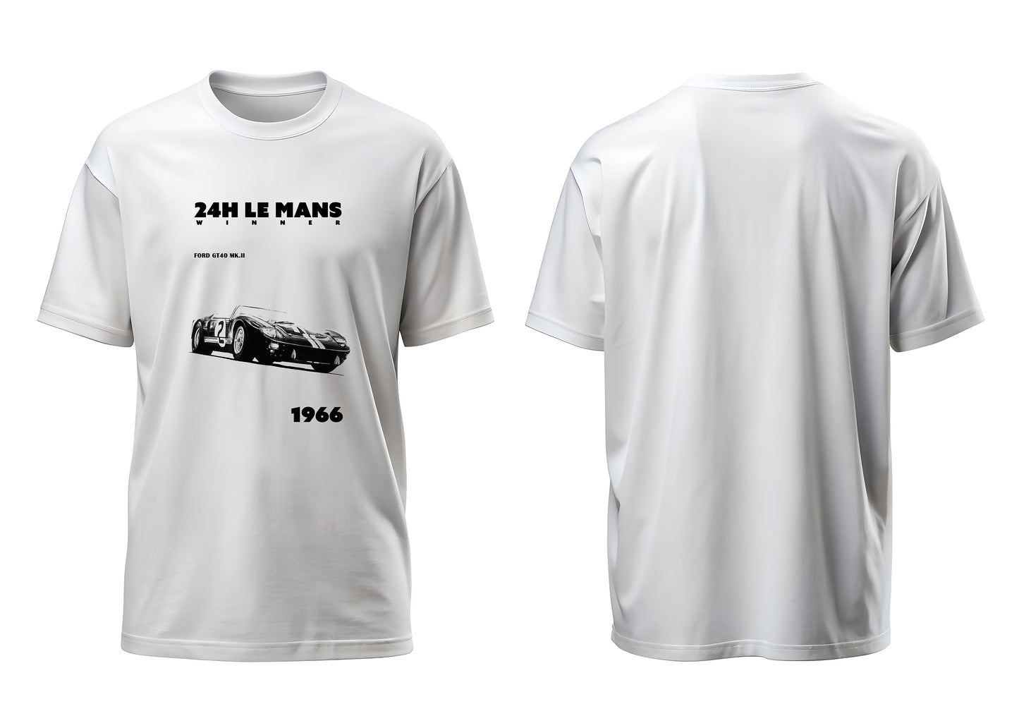 Camiseta Ford GT40 24H Le Mans Winner 1966