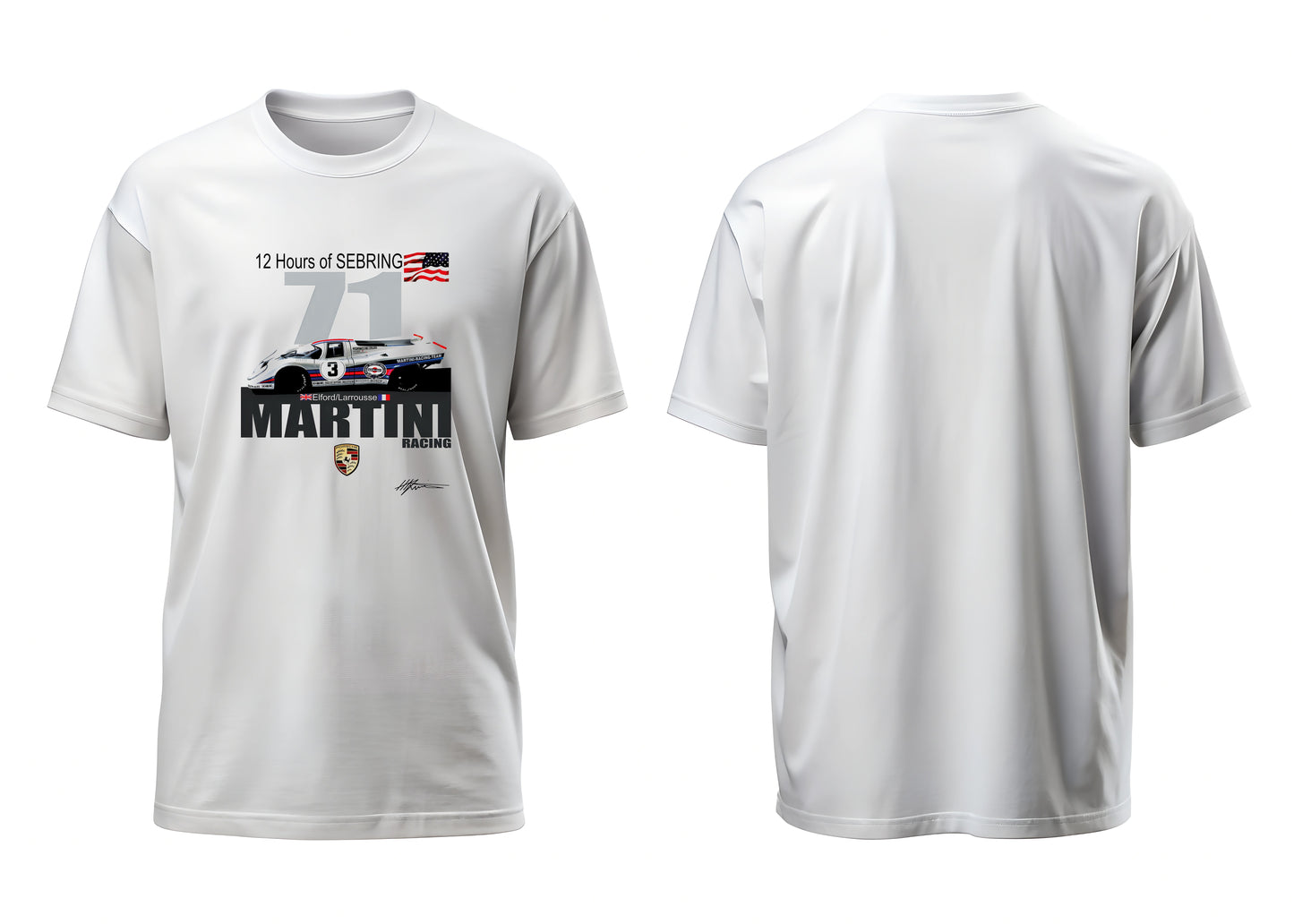 Camiseta Porsche 917 12 Horas Sebring 1971 Winner