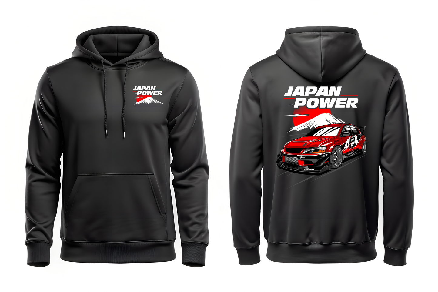 Hoodie Mitsubishi EVO X Leyenda del automovilismo