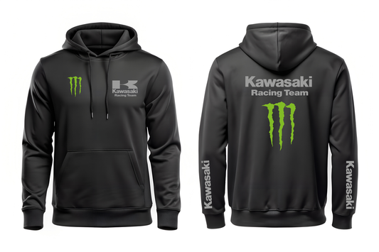 Hoodie Kawasaki Racing Team - Leyenda del Motociclismo