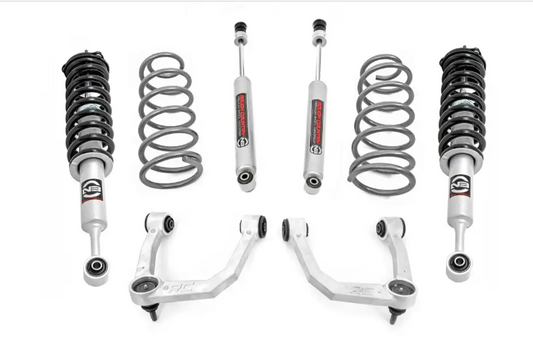 Suspensión Rough Country N3 de  3 pulgadas Lift Kit | Toyota 4Runner/FJ/Prado 4WD (03-24)