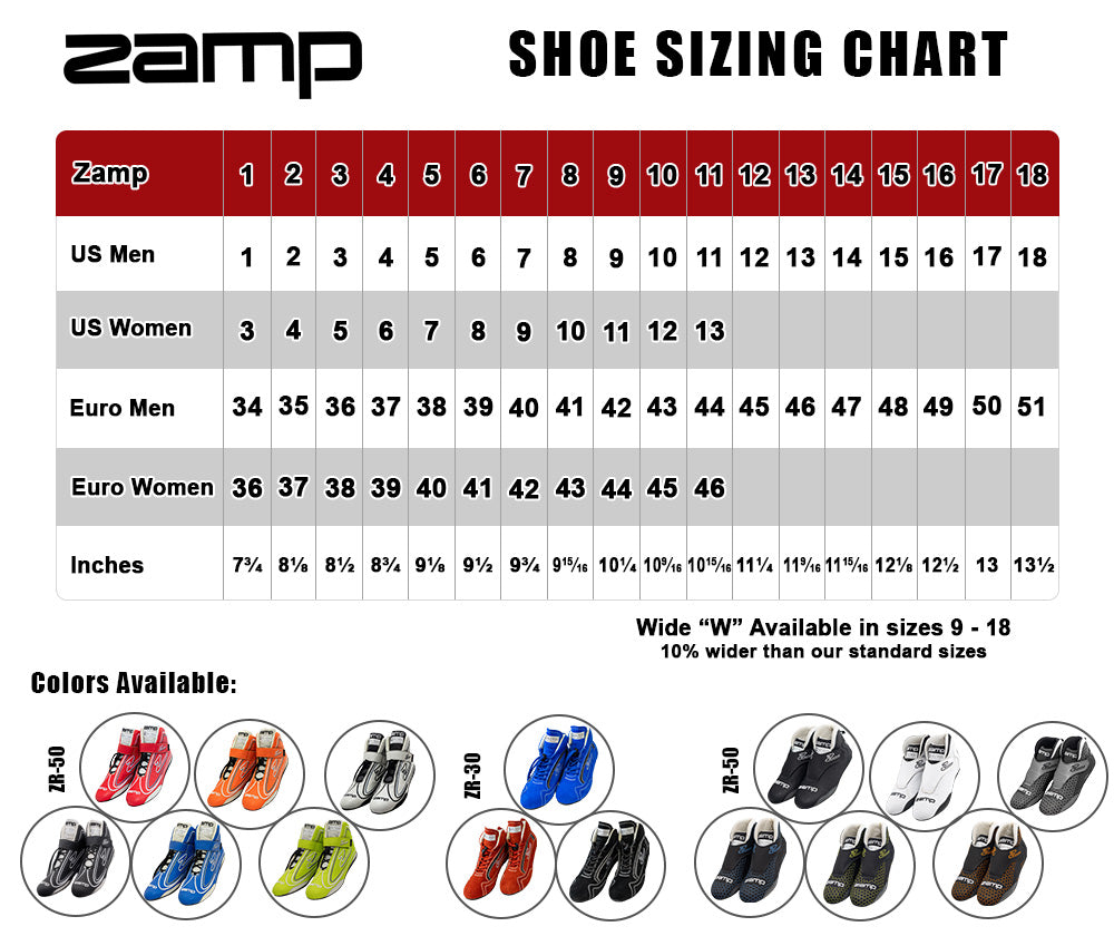 Zapatos Kart ZK-20 Zamp Racing