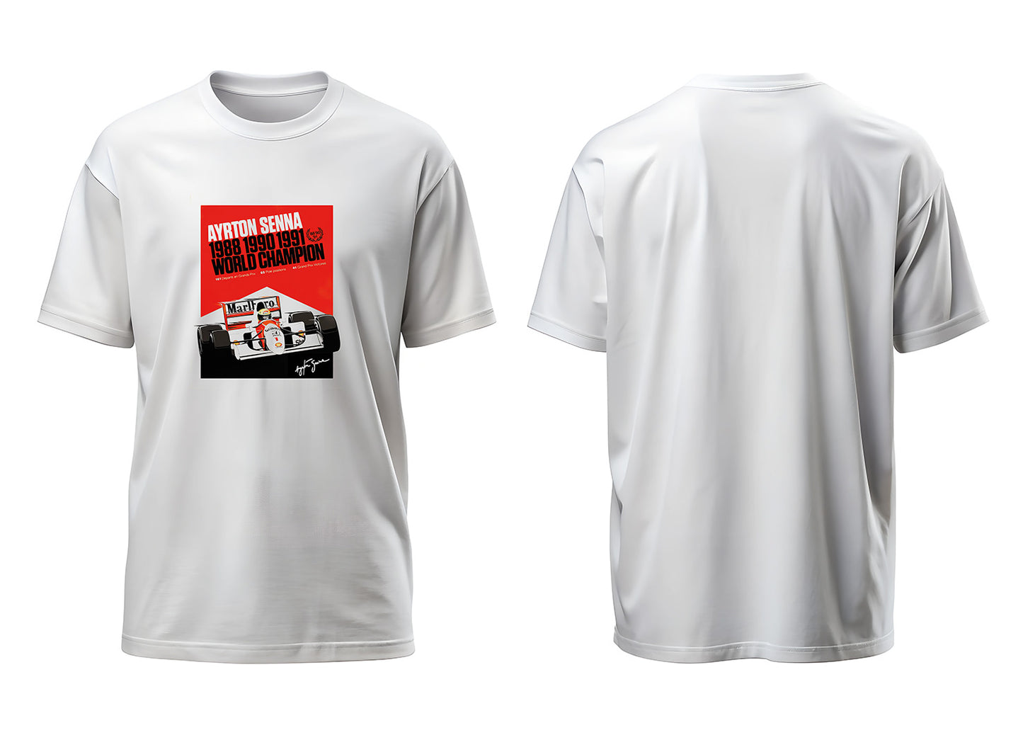 Camiseta Airton Senna Campeonatos