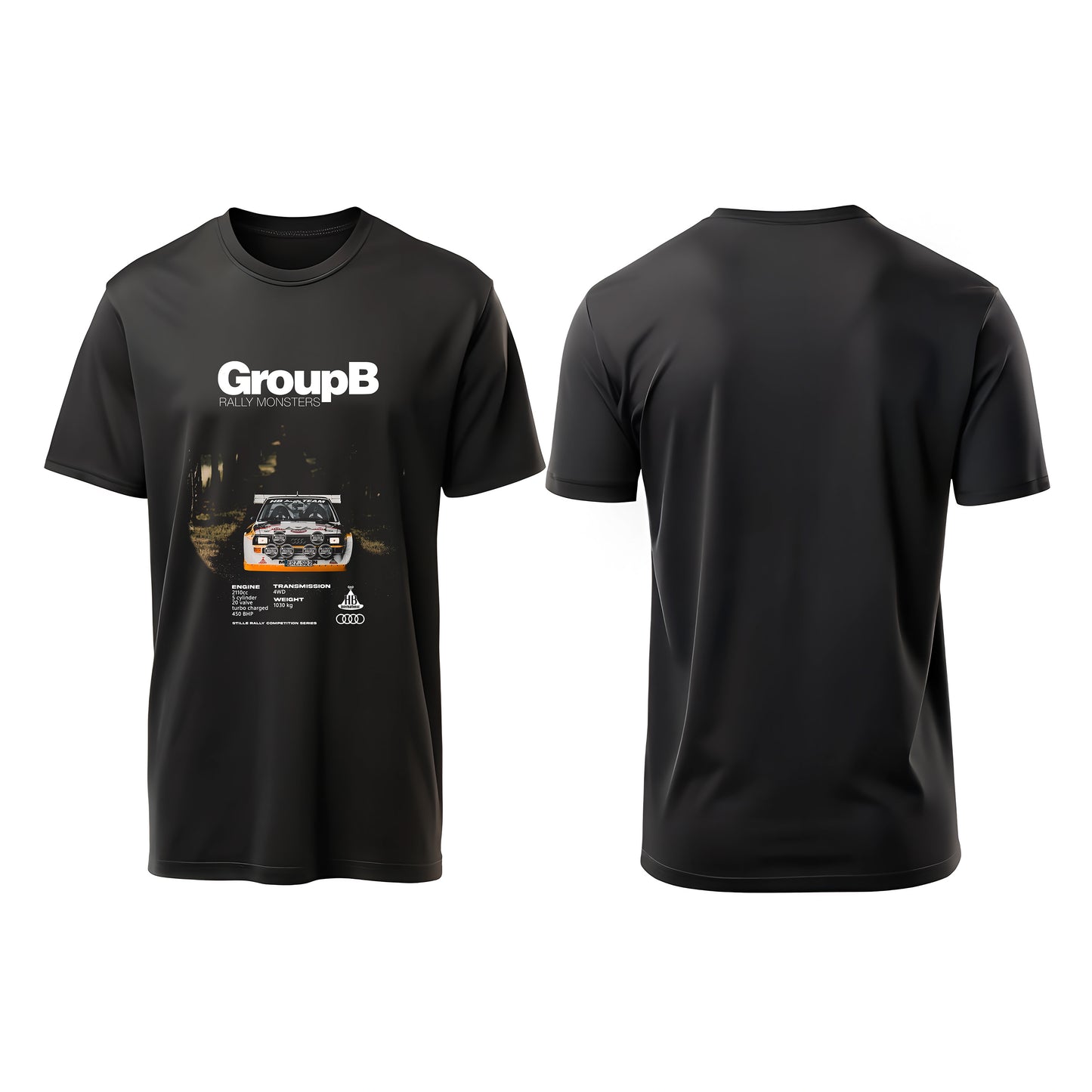 Camiseta Audi Quattro Rally Monster Grupo B